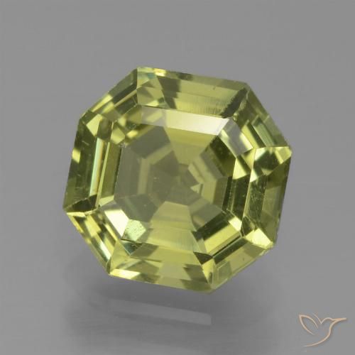 1.93ct Natural Amarillo medio Apatito, corte esmeralda, VS