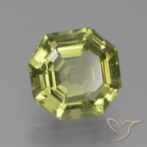 Apatito Amarillo medio natural de 1.93 ct, Corte Octágono / Esmeralda, VS