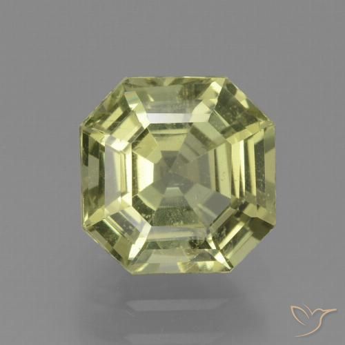 2.23ct Natural Amarillo medio Apatito, corte esmeralda, VS