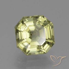 Apatito Amarillo medio natural de 2.23 ct, Corte Octágono / Esmeralda, VS