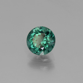 Apatito Azul verdoso natural de 0.75 ct, Corte Redondo, VS