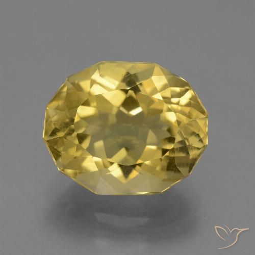 5.24ct Natural Amarillo claro Apatito, Ovalada, VVS-VS