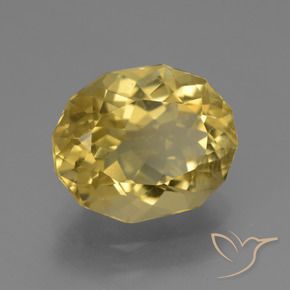 Apatito Amarillo claro natural de 5.24 ct, Ovalada, VVS-VS
