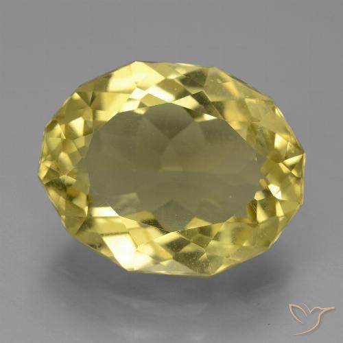 7.76ct Natural Amarillo claro Apatito, Ovalada, VS