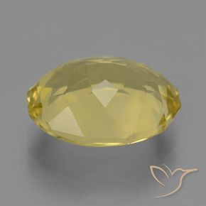 Apatito Amarillo claro natural de 7.76 ct, Ovalada, VS