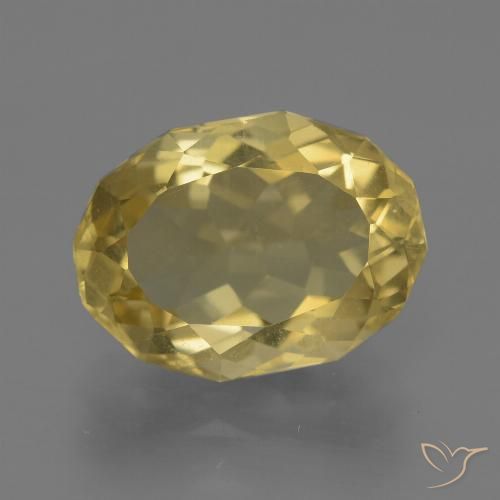 5.56ct Natural Dorado claro Apatito, Ovalada, VS