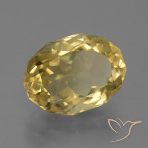 Apatito Dorado claro natural de 5.56 ct, Ovalada, VS