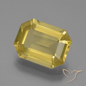 Apatito Amarillo-dorado claro natural de 4.84 ct, Corte Octágono / Esmeralda, VVS-VS