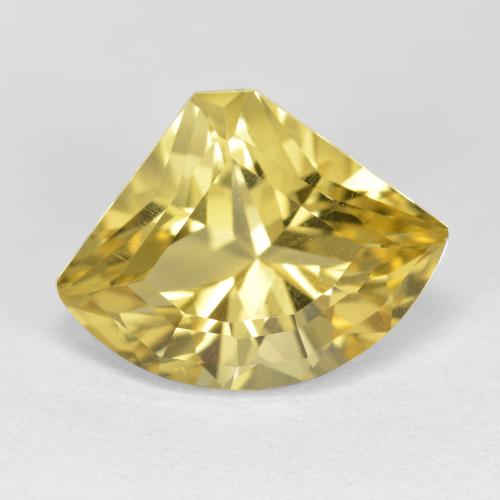 Apatito Amarillo mostaza natural de 5.84 ct, Forma elegante, VVS-VS