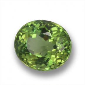 Apatito Verde cálido natural de 2.05 ct, Corte Óvalo, VS