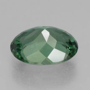 Apatito Verde oscuro medio natural de 3.49 ct, Corte Óvalo, VS-SI