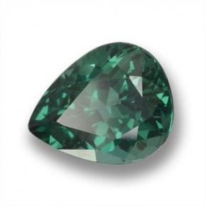 Apatita verde natural de 1,17 ct, en forma de pera, VS
