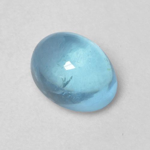 Apatito Azul claro natural de 1.10 ct, Corte Óvalo, Transparente