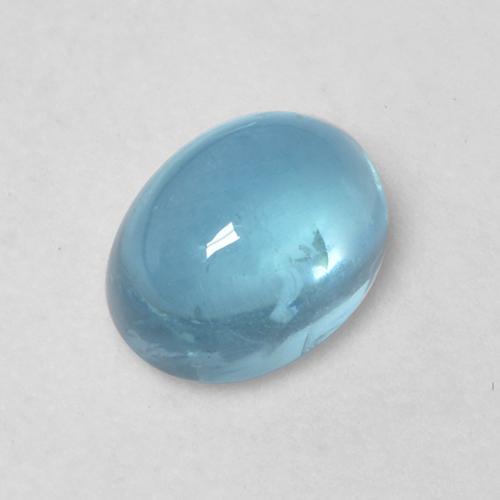 Apatito Azul claro natural de 1.10 ct, Corte Óvalo, Transparente