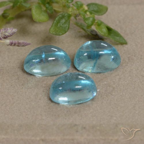 1.79ctw Natural Azul verdoso claro Apatito, Ovalada, Transparente