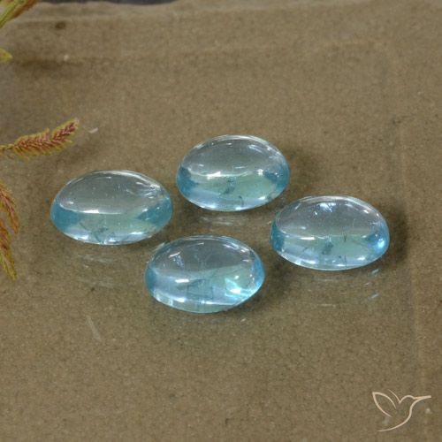 2.02ctw Natural Azul verdoso claro Apatito, Ovalada, Transparente