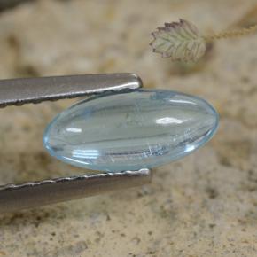 Apatita cerceta claro natural de 0,75 ct, marquesa, transparente