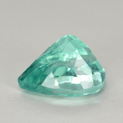 Apatito Cerceta claro natural de 1.30 ct, En forma de pera, VS