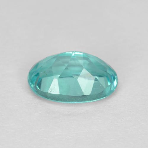 Apatita turquesa natural de 0,86 ct, corte óvalo, VS