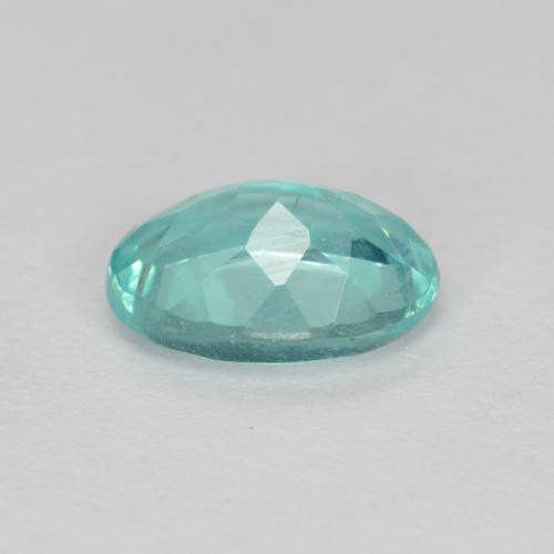 Apatito Verde azul intenso natural de 0.88 ct, Corte Óvalo, VS