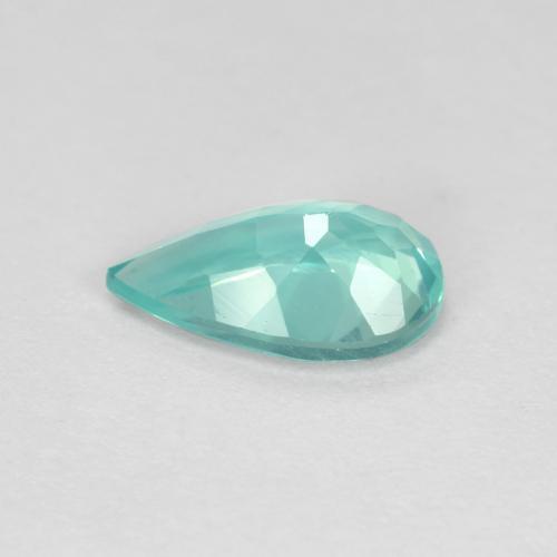 Apatita turquesa natural de 1,07 ct, en forma de pera, VS