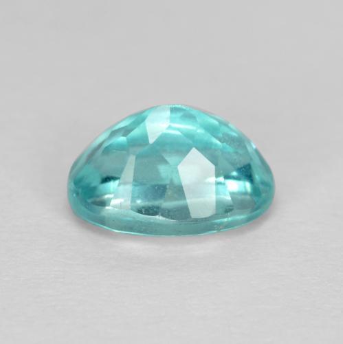 Apatito Azul eléctrico natural de 1.03 ct, Corte Óvalo, VS