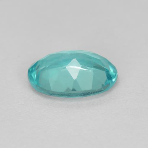 Apatita turquesa natural de 0,82 ct, corte óvalo, VS