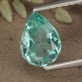 Apatito Verde azul natural de 0.84 ct, En forma de pera, VS