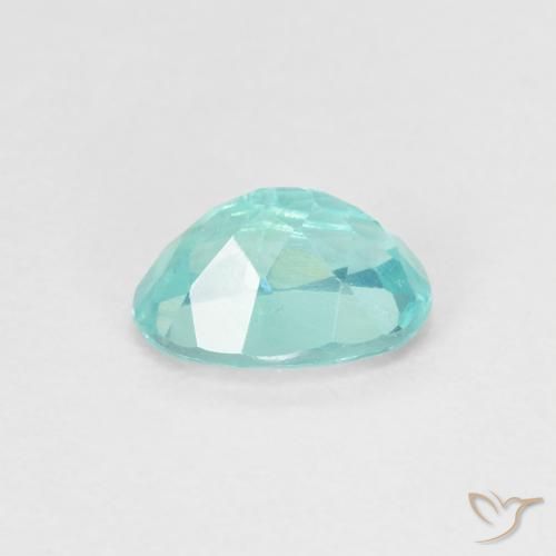 Apatito Cerceta claro natural de 0.78 ct, Ovalada, VS