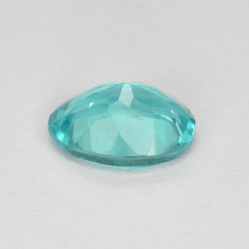 Apatita turquesa natural de 0,82 ct, corte óvalo, VS