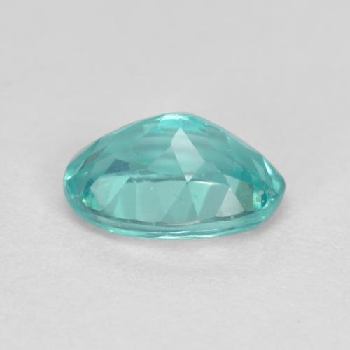 Apatita turquesa natural de 0,93 ct, corte óvalo, VS