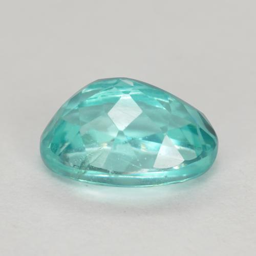 Apatito Verde azulado medio natural de 1.03 ct, Corte Óvalo, VS