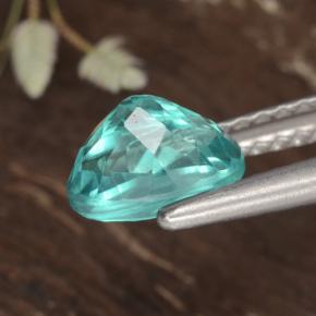 Apatita turquesa natural de 1,13 ct, corte óvalo, VS