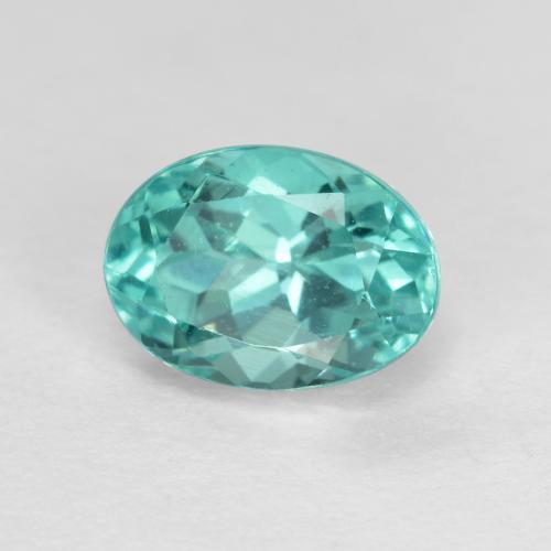 Apatita turquesa natural de 1,14 ct, corte óvalo, VS