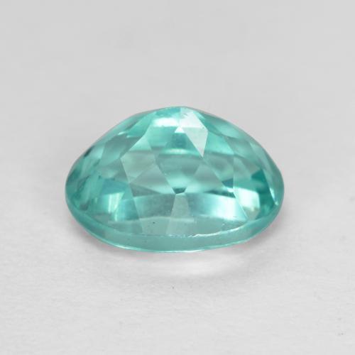 Apatita turquesa natural de 1,14 ct, corte óvalo, VS