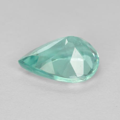 Apatita turquesa natural de 1,12 ct, en forma de pera, VS
