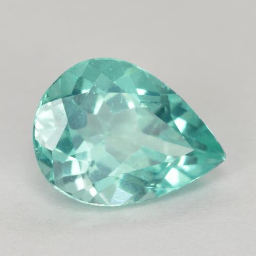 Apatito Verde azulado natural de 1.15 ct, En forma de pera, VS