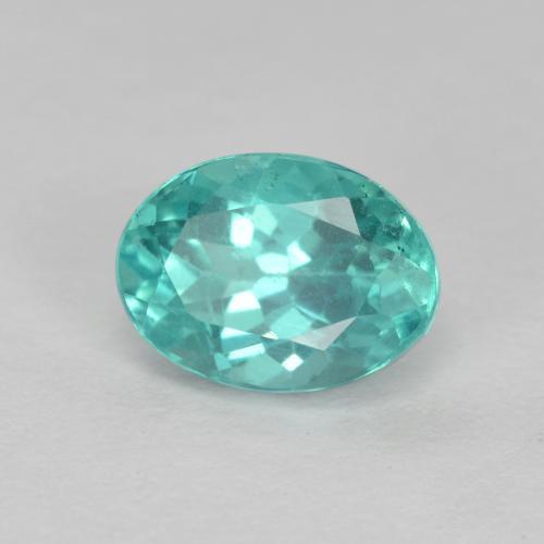 Apatita turquesa natural de 1,01 ct, corte óvalo, VS