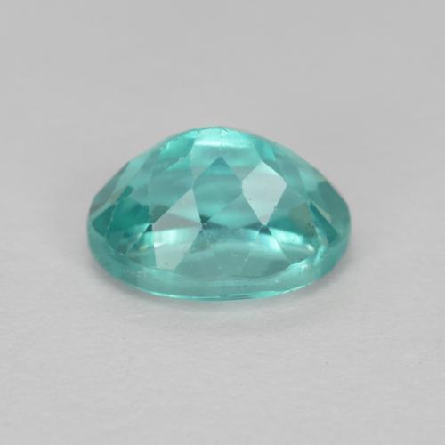 Apatita turquesa natural de 1,01 ct, corte óvalo, VS