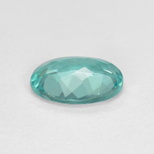 Apatito Verde azul medio natural de 1.02 ct, Corte Óvalo, VS