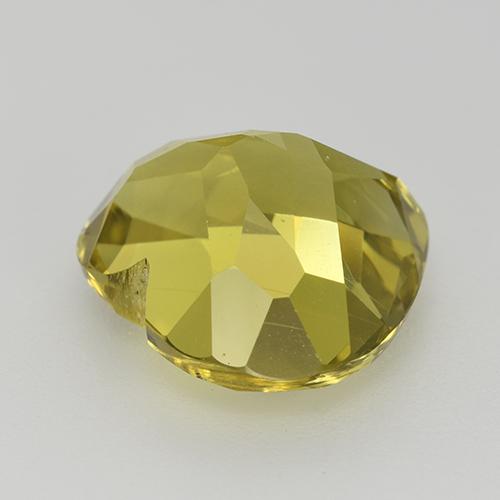 Apatita amarillo natural de 6,12 ct, forma de corazón, VVS-VS