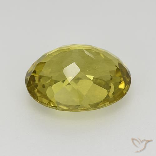 Apatito Amarillo medio natural de 6.18 ct, Ovalada, VS