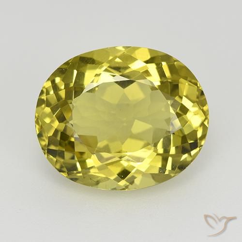 6.26ct Natural Amarillo terroso Apatito, Ovalada, VVS-VS