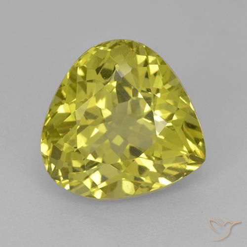 3.73ct Natural Amarillo medio Apatito, En forma de pera, VS