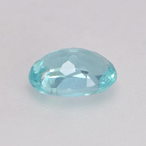 Apatita turquesa natural de 0,53 ct, corte óvalo, VS