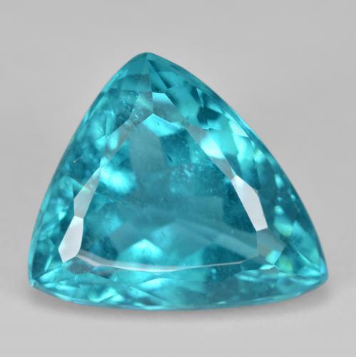Apatita turquesa natural de 4,81 ct, trillón, SI