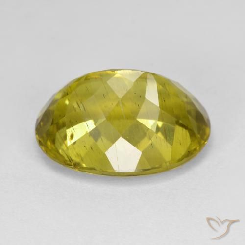 Apatito Medium Golden Brown natural de 11.46 ct, Ovalada, VS