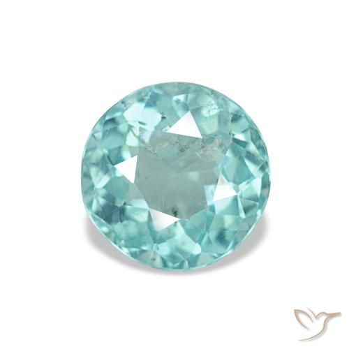 Apatita turquesa de 0,95 ct, redondo, VS-SI