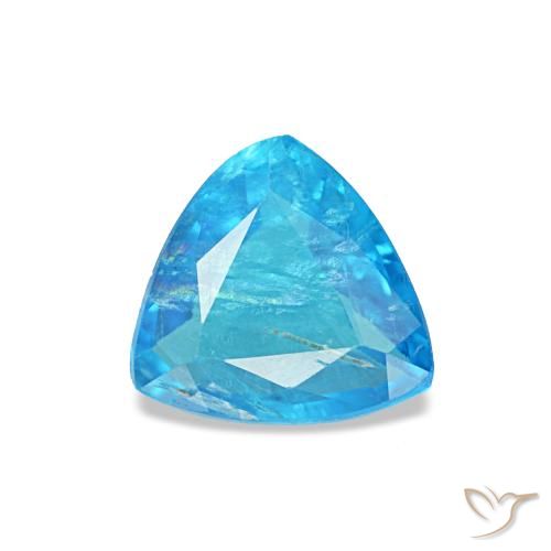 Apatita azul natural de 0,49 ct, trillón, SI