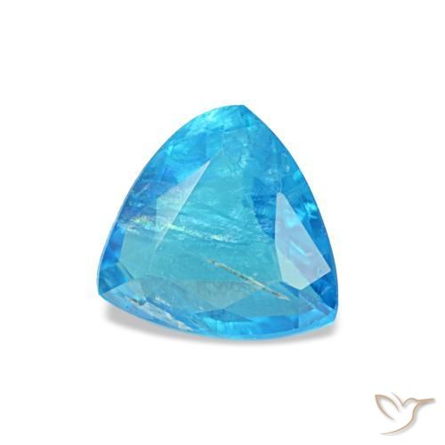 Apatita azul natural de 0,49 ct, trillón, SI